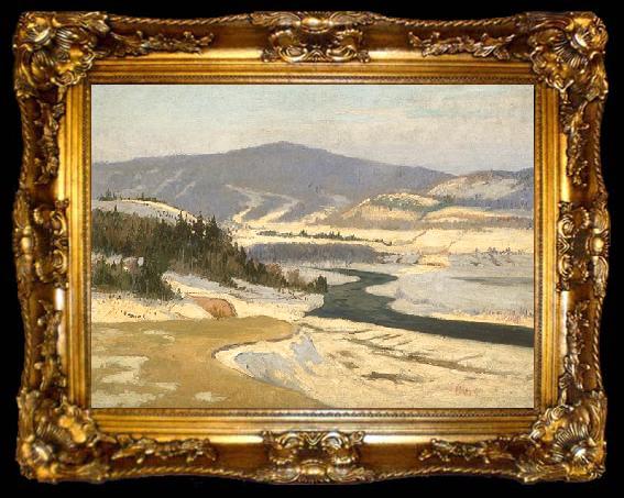 framed  Maurice Galbraith Cullen The Valley of the Devil River, ta009-2